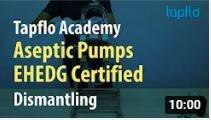 Aseptic pumps EHEDG Certified| Dismantling
